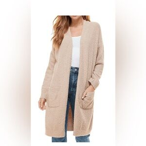 Thread & Supply Cozy Tan Cardigan